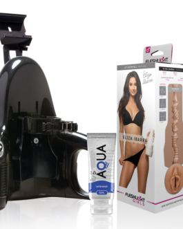 FLESHLIGHT – ELIZA IBARRA VAGINA + LANCIO UNIVERSALE + LUBRIFICANTE AQUA QUALITÀ 50 ML