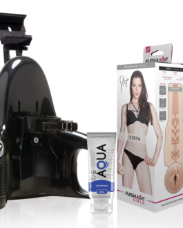 FLESHLIGHT – VAGINA STOYA DESTROYA + LANCIO UNIVERSALE + LUBRIFICANTE AQUA QUALITÀ 50 ML