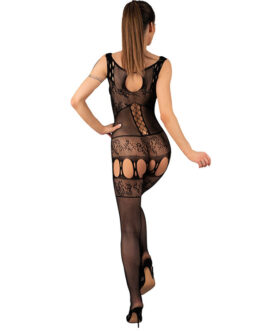 LIVCO CORSETTI FASHION – AMBROISE LC 17352 BODYSTOCKING CROTCHLESS NERO TAGLIA UNICA