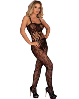 LIVCO CORSETTI FASHION – JUNONNA LC XG049 BODYSTOCKING NERO TAGLIA UNICA