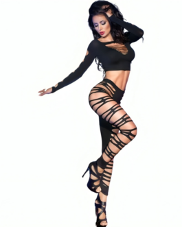 CHILIROSE – CR 3654 TOP  LEGGINS ROSA S/M
