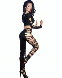 CHILIROSE – CR 3654 TOP  LEGGINS ROSA S/M