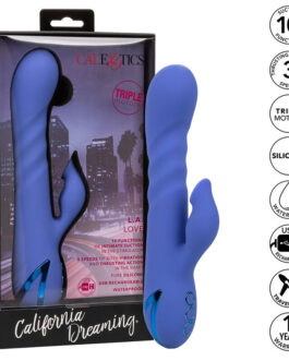 CALEXOTICS – LA LOVE VIBRATOR  SUCKER BLUE DI CALIFORNIA DREAMING