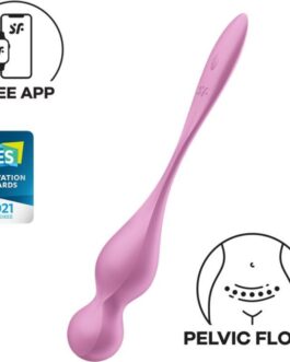 SATISFYER – LOVE BIRDS PALLE VIBRANTI KEGEL ROSA