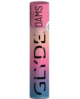 SHEER GLYDE – DAMS LAMINAS LATTICE SESSO ORALE FRAGOLA