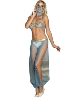 SUBBLIME – SET DE LENCERIA INDIA STYLE AZUL S/M