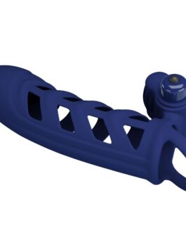 PRETTY LOVE – ALTAF ANELLO VIBRATORE CON GUAINA IN SILICONE BLU