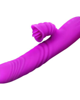 ARMONY – ANGELIA VIBRATORE MULTIFUNZIONE DOPPIA LINGUA VIOLA EFFETTO CALORE
