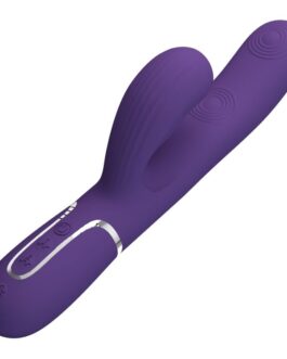 PRETTY LOVE - PERLITA VIBRATORE G-SPOT 3 IN 1 MULTIFUNZIONE VIOLA