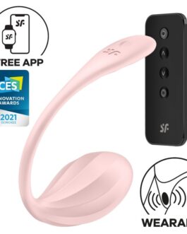 SATISFYER – RIBBED PETAL STIMOLATORE CON TELECOMANDO G POINT ROSE APP FREE