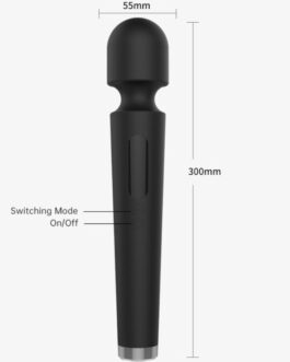 ARMONY – X POWER MASSAGGIATORE E VIBRATORE GRANDE 7 VIBRAZIONI NERO