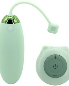 ARMONY – KITTY FUN VIBRATORE UOVO TELECOMANDO 10 VIBRAZIONI VERDE