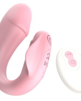 ARMONY – FRESHFUN CICI VIBRATORE STAP-ON TELECOMANDO E APP 10 VIBRAZIONI ROSA