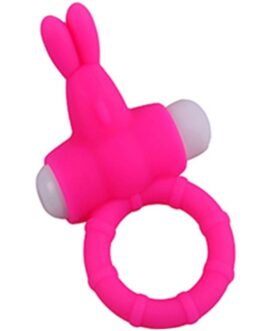 ARMONY – MS BUNNY ANELLO VIBRATORE IN SILICONE ROSA