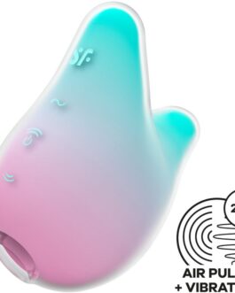 SATISFYER – MERMAID VIBES STIMOLATORE E VIBRATORE MENTA E ROSA