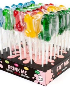 SECRETPLAY - ASSORTIMENTO ESPOSITIVO LECCA LECCA AL PENE CON ALCOOL 40 UNITÀ