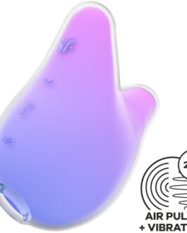 SATISFYER - MERMAID VIBES STIMOLATORE E VIBRATORE VIOLA E ROSA
