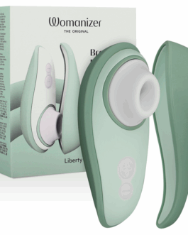 WOMANIZER – LIBERTY 2 STIMOLATORE CLITORIDE  VENTOSA VERDE CHIARO