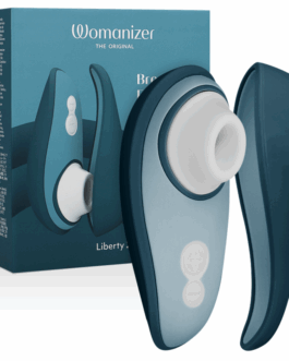WOMANIZER – LIBERTY 2 ESTIMULADOR & SUCCIONADOR CLITORIS VERDE CLARO