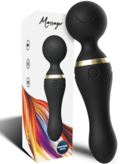 ARMONY – MASSAGGIATORE E VIBRATORE FREEZA TESTA SUPER FLESSIBILE NERA