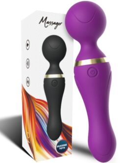 ARMONY – MASSAGGIATORE E VIBRATORE FREEZA TESTA SUPER FLESSIBILE VIOLA