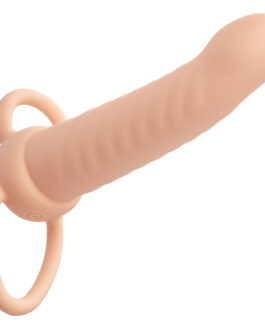 CALEXOTICS – MAXX RIBBED DUAL PENETRATOR 10 VIBRAZIONI CARNE