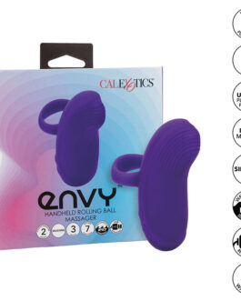 CALEXOTICS - ENVY MASSAGGIATORE PALLA ROTANTE PORTATILE 7 VIBRAZIONI VIOLA