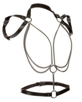 CALEXOTICS – EUPHORIA MULTICHAIN HALTER HARNESS PREMIUM TAGLIA PIÙ GRANDE