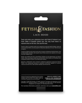 NS NOVELTIES – FETISH & FASHION CAPPUCCIO IN PIZZO NERO