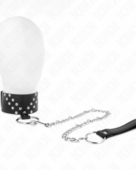 KINK – COLLANA CON CINTURA 65 CM CON RIVETTO A V REGOLABILE 36-43 CM X 5 CM