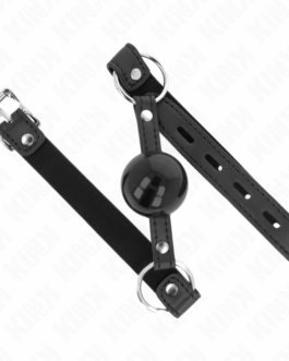 KINK – BALLA IN TPE 4 CM CON SERRATURA NERA 60 x 2 CM