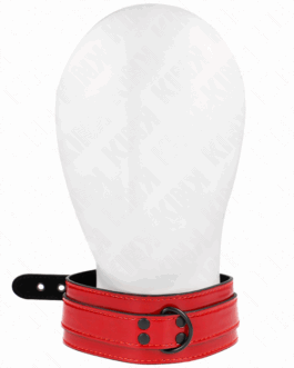KINK – COLLANA REGOLABILE VINO ROSSO 37,5-49,5 CM X 5 CM