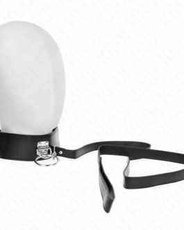 KINK – GUINZAGLIO BORCHIE 116 CM COLLARE CON CINTURINO IN SIMILPELLE 50 X 5 CM