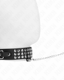KINK – COLLANA CON CINTURINO 65 CM CON LUCIDI REGOLABILE 37-42 CM X 5,3 CM
