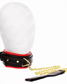 KINK – COLLANA CON CINTURINO IN SIMILPELLE SPUGNA MODELLO 2 REGOLABILE 37-54 CM X 3 CM