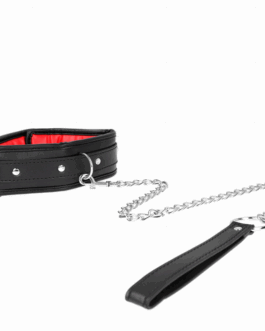 KINK – COLLANA CON CINTURINO IN SIMILPELLE SPUGNA MODELLO 3 REGOLABILE 37-54 CM X 3 CM