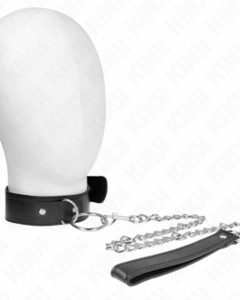 KINK – COLLARE MODELLO BASE CON GUINZAGLIO MODELLO 4 REGOLABILE 36-43 CM