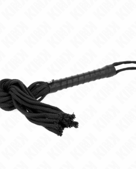KINK – FRUSTA IN CORDA NERA 56 CM