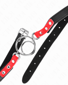 KINK – GAG CON O-RING MULTIPLI 4/4,8 CM ROSSO 38 X 56 CM