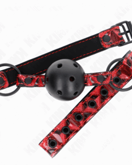 KINK – PALLA CON MOTIVO A DIAMANTI 4.5 CM GAG MODELLO 2 64.5 CM REGOLABILE 42-60 CM