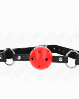KINK – PALLA CAVA DURA ROSSA 4,5 CM MODELLO GAG 1 63,5 X 2 CM