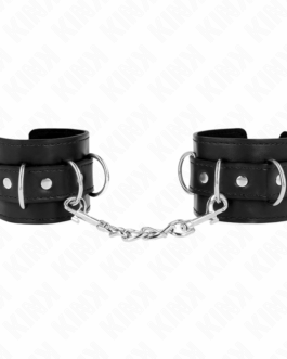KINK – RESISTENZA DA POLSO CON 3 ANELLI A D REGOLABILE NERO 17,5-25 CM X 6 CM