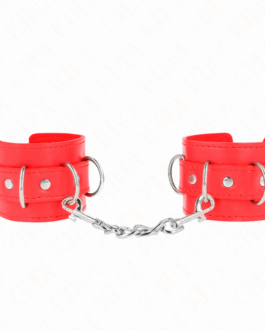 KINK – RESISTENZA DA POLSO CON 3 ANELLI A D REGOLABILE ROSSO 17,5-25 CM X 6 CM