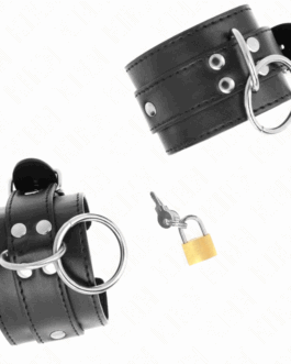 KINK – FERMAPOLSO CON BLOCCAGGIO O-RING NERO REGOLABILE 20-28 CM X 5,5 CM