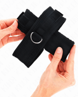 KINK – POLSINI A CROCE NERI 34 X 5,5 CM