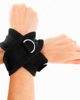 KINK – POLSINI A CROCE NERI 34 X 5,5 CM