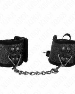 KINK – RESISTENZA DA POLSO SCANDALO DETTAGLI IN PIZZO NERO 24,5 CM X 6,5 CM