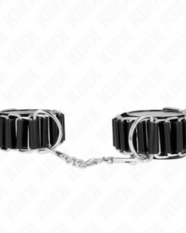 KINK – TENUTA DA POLSO SOTTILE A CERNIERA NERA REGOLABILE 16-22 CM X 3,5 CM