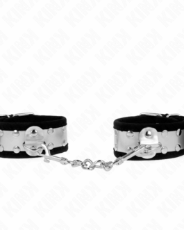 KINK – RESISTENZA DA POLSO SOTTILE NERO / ARGENTO 30 X 4 CM