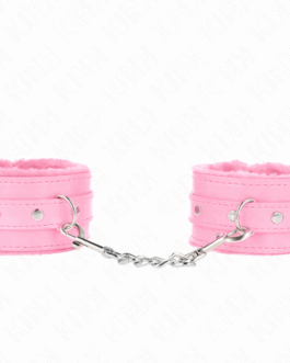 KINK – POGGIPOLSI PREMIUM RIVESTITI IN PELLICCIA ROSA CON CINTURA ROSA REGOLABILE 17-29 CM X 6 CM